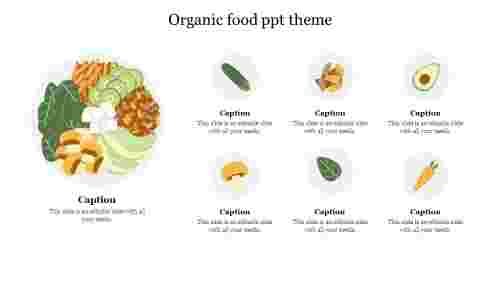 Organic food ppt theme